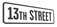 13th Street