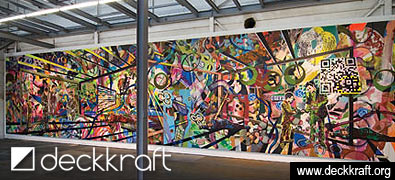 deckkraft - 2012 - �l,Acryl/Leinwand - 370x1580 cm